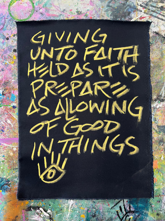 Allowing of Good Things / Black & Gold Mantra 1 / September 2024