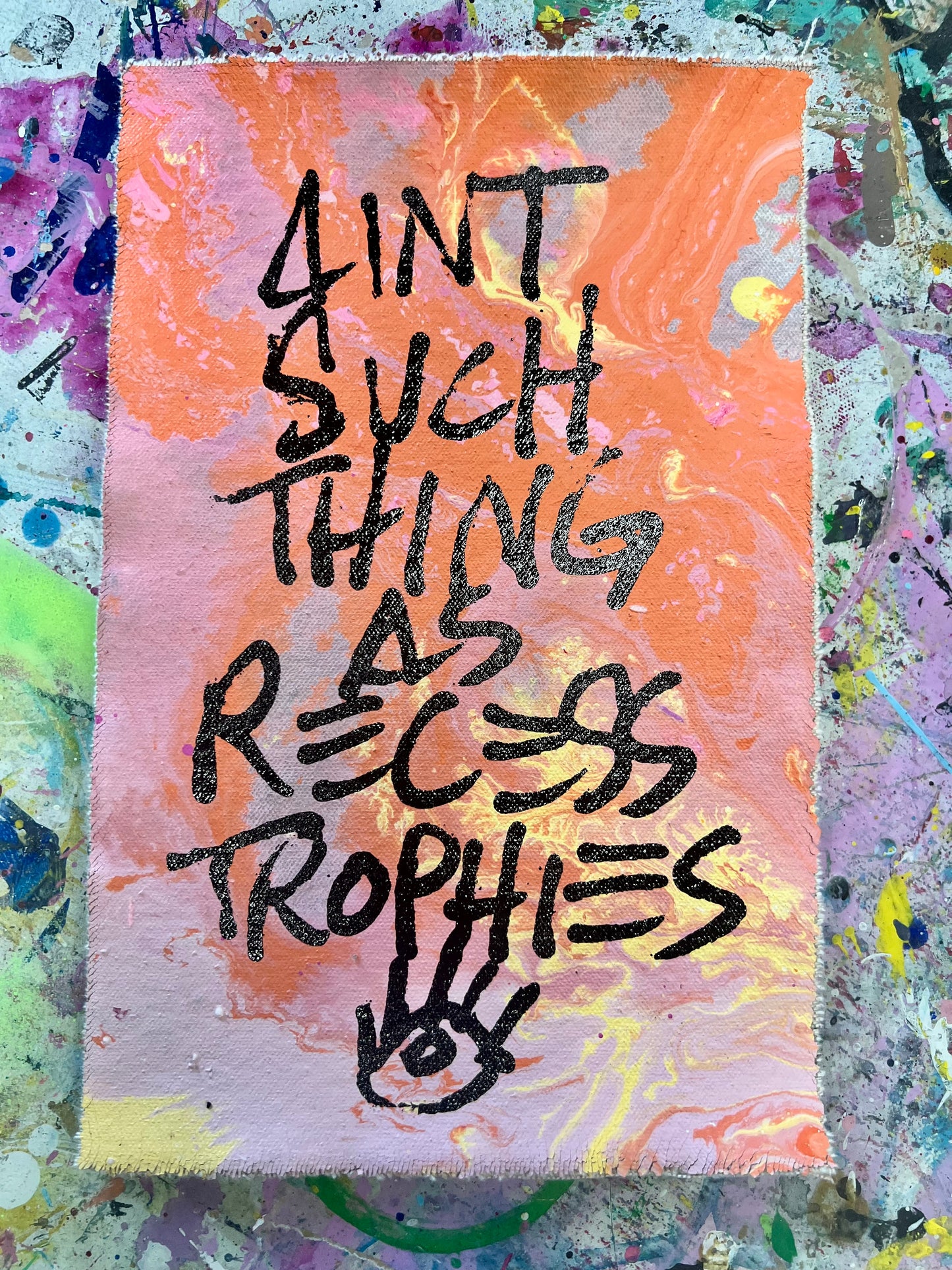 Ain't Such Thing as Recess Trophies / Pink, Coral & Mauve  / Collection of 3 / April 2026
