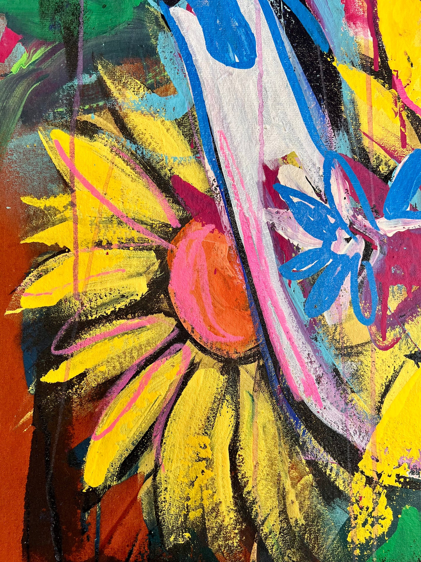 Essence of Courage / Sunflower Floral Skull / Featured Originals / May 2026