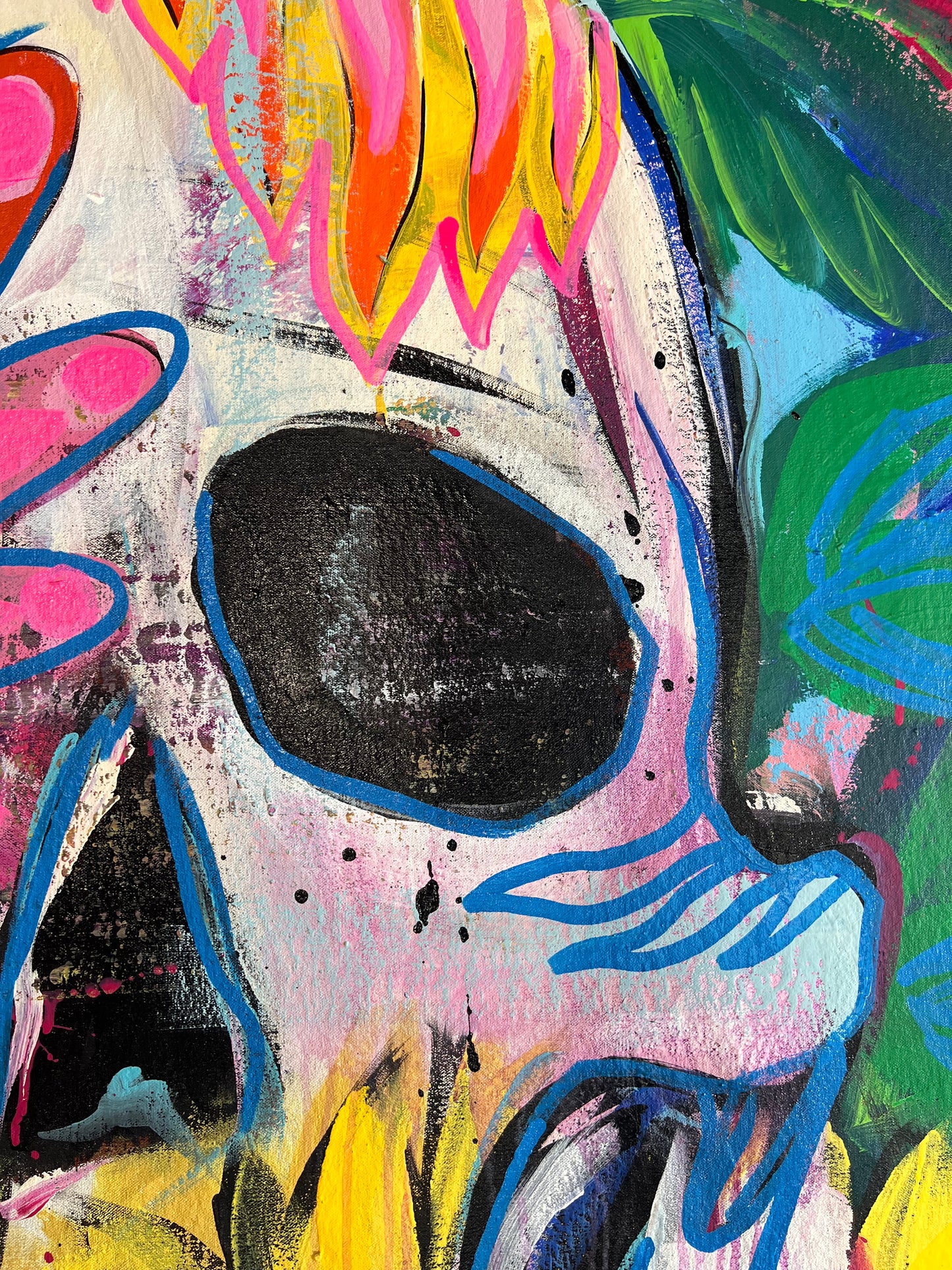 Essence of Courage / Sunflower Floral Skull / Featured Originals / May 2026