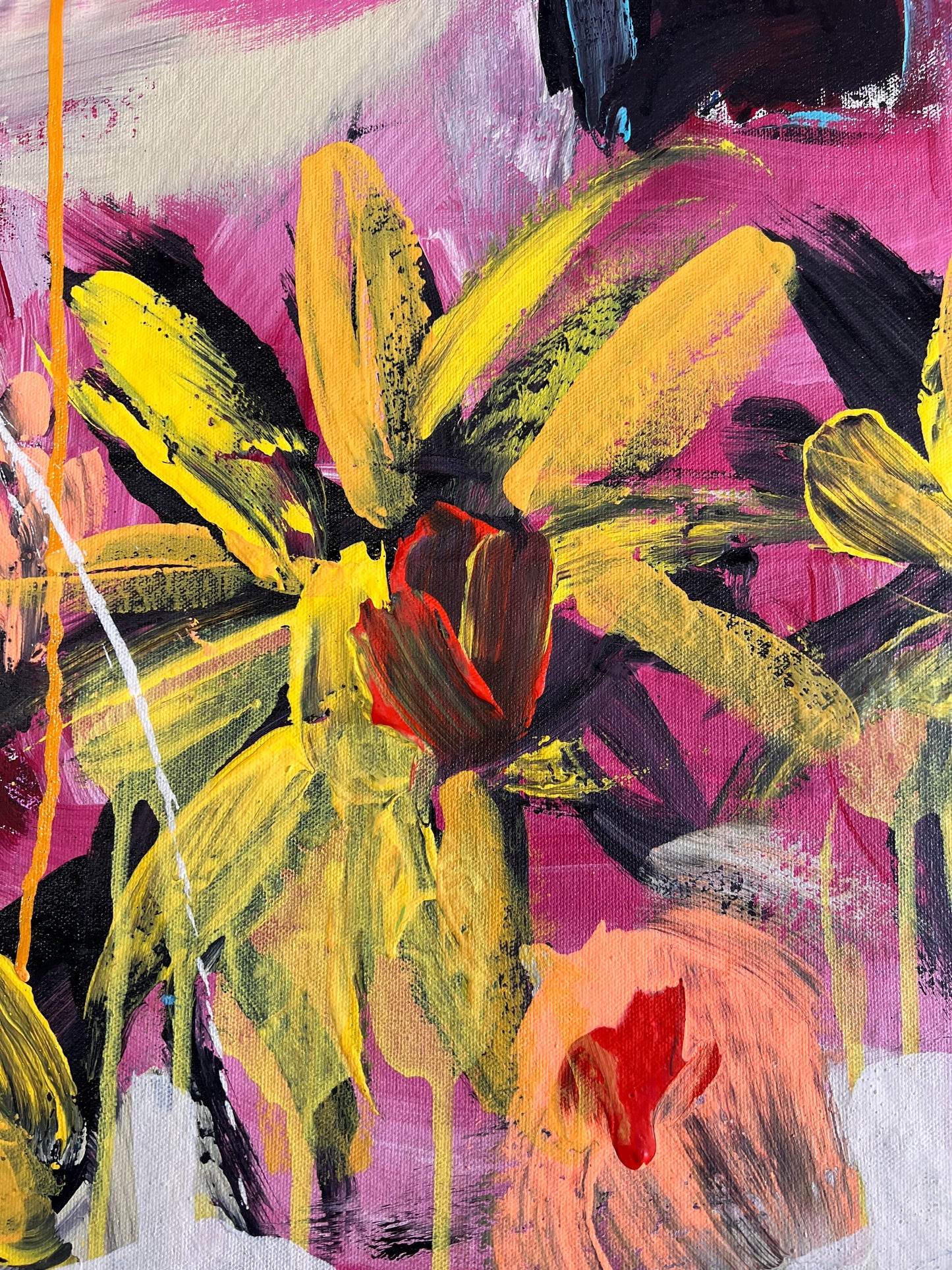 Enter the Sacred Dwelling / Sunflower Floral Skull / Featured Originals / May 2026