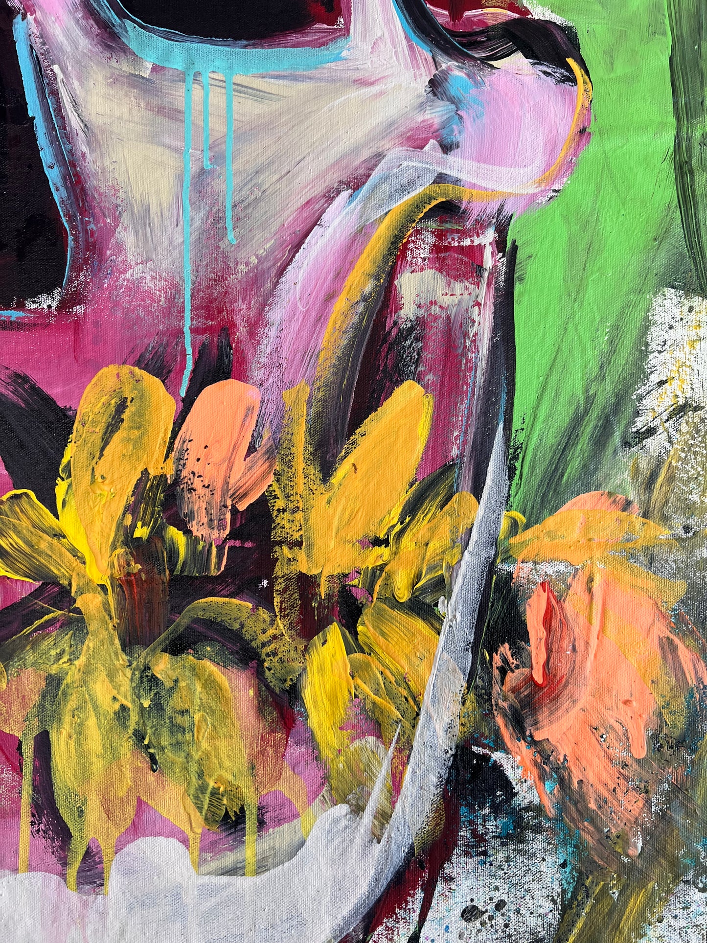 Enter the Sacred Dwelling / Sunflower Floral Skull / Featured Originals / May 2026