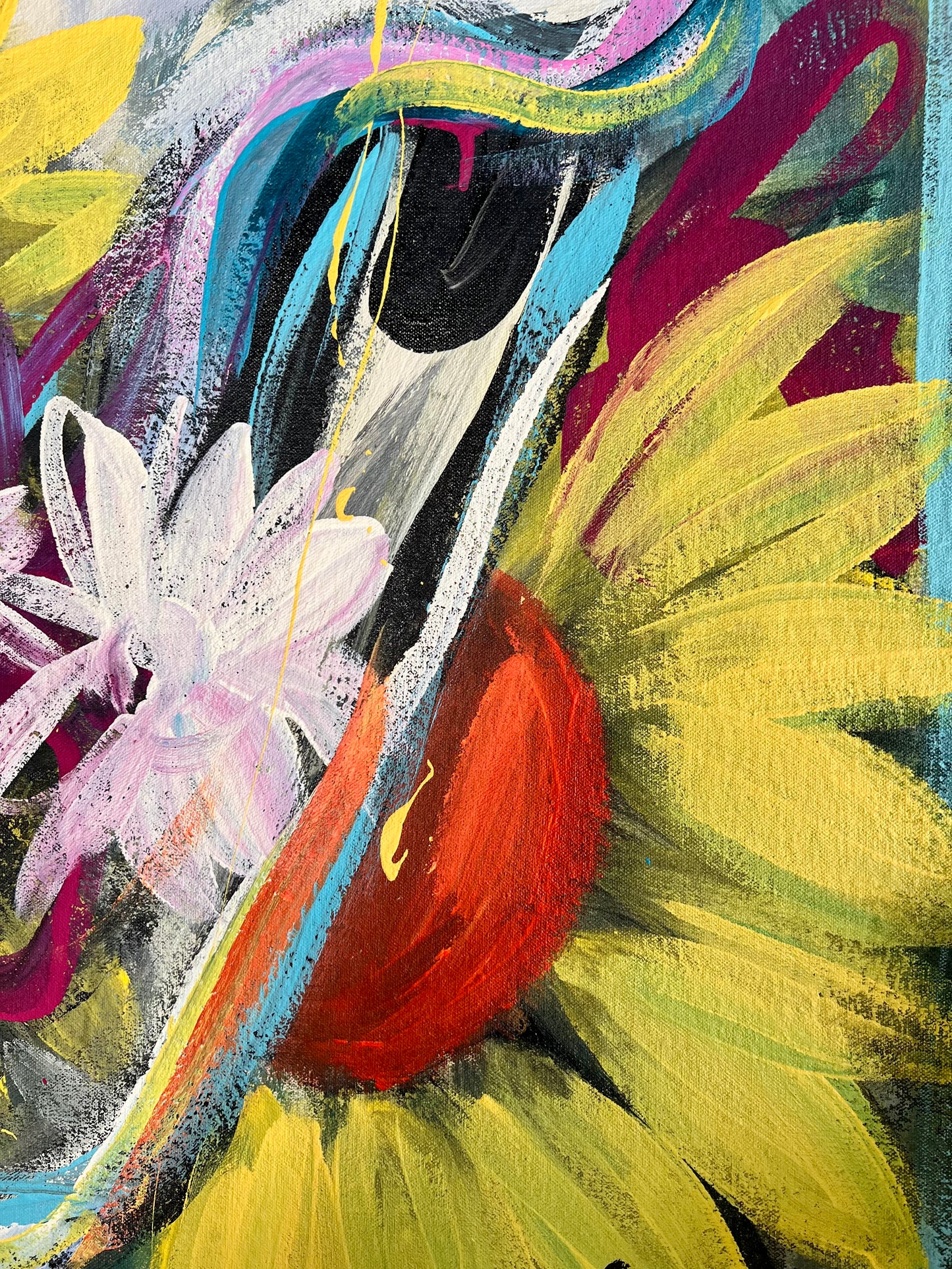 Be Still and Listen / Sunflower Floral Skull / Featured Originals / May 2026