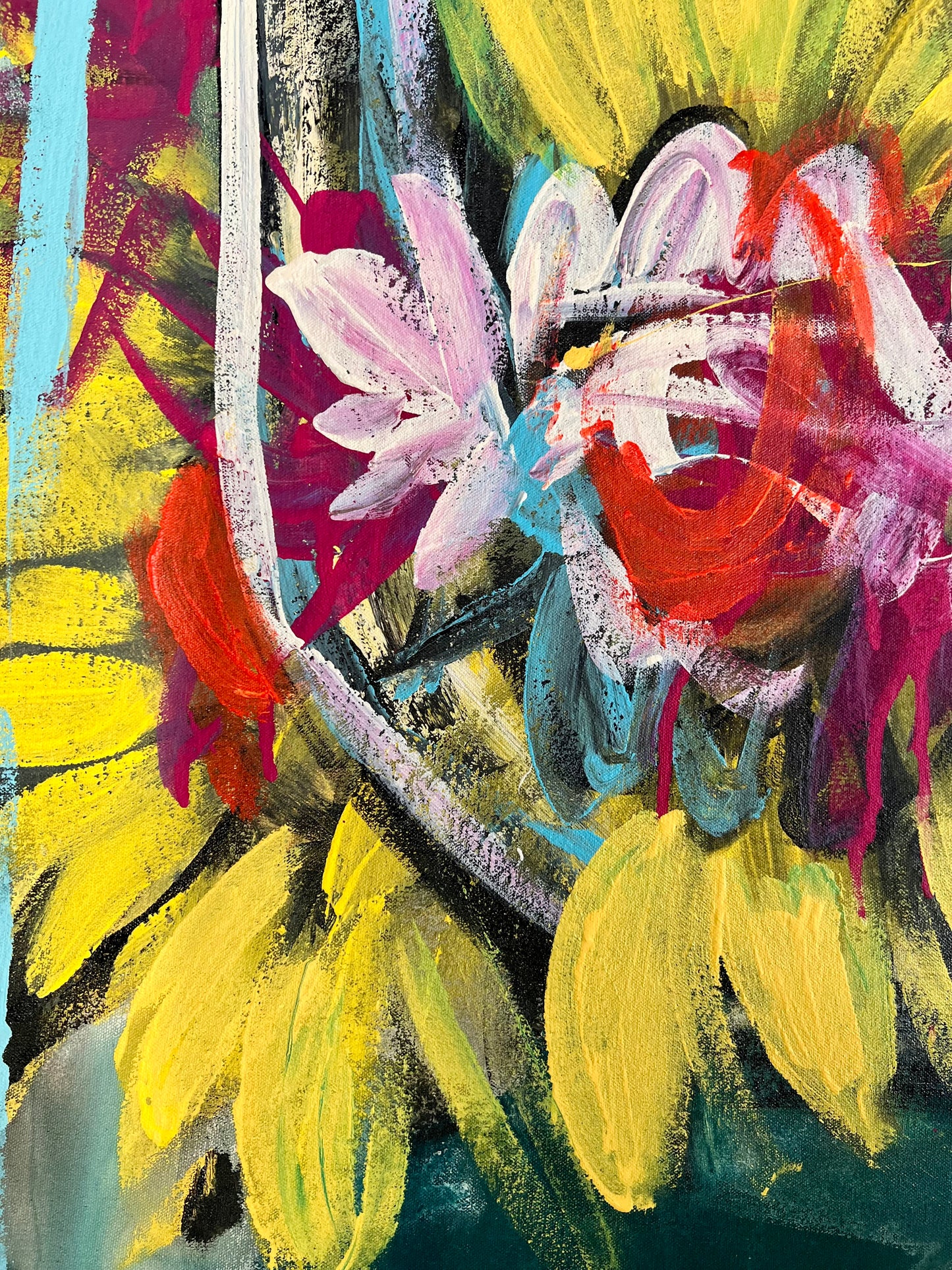 Be Still and Listen / Sunflower Floral Skull / Featured Originals / May 2026