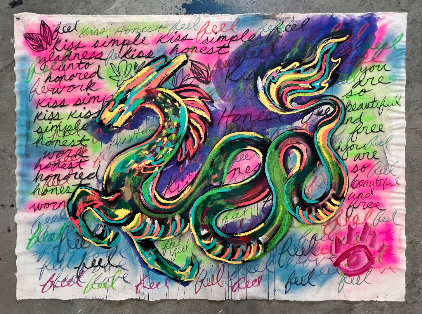 Unto Honored Work / Charcoal Dragon / Featured Originals / May 2026