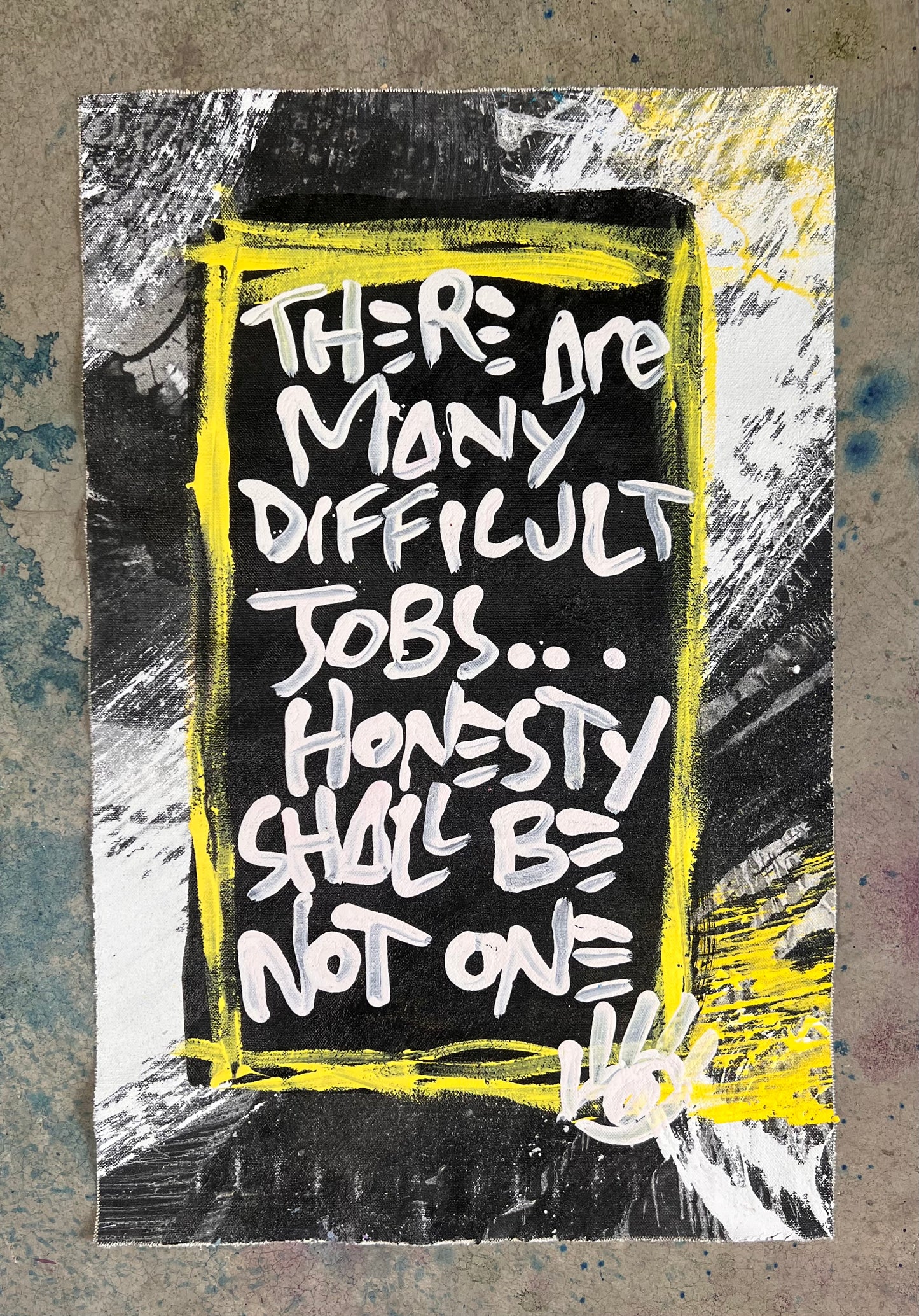 Honesty Not Difficult / Black & Yellow / Mantra / May 2026