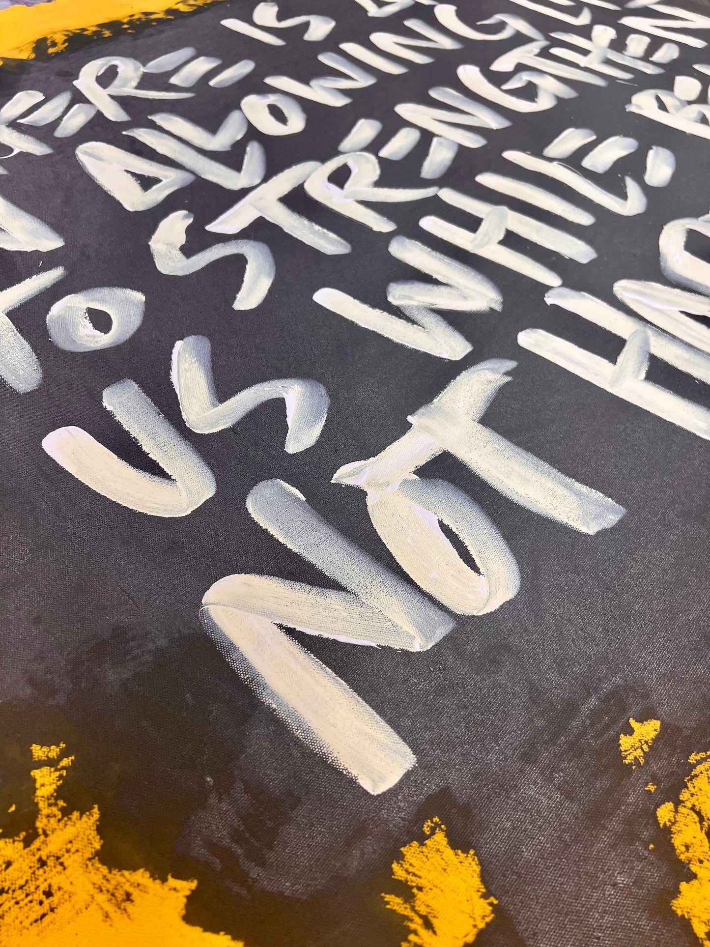 Strengthened Not Hardened / Black & Yellow Mantra / August 2026