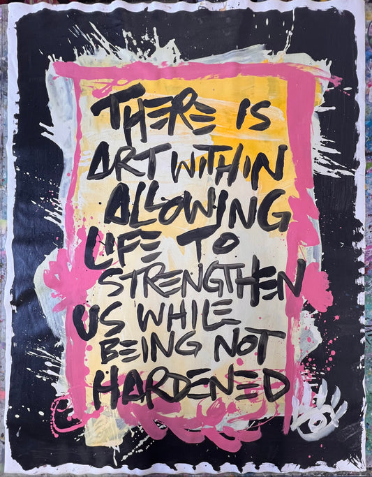 Strengthened Not Hardened / Black & Pink Mantra / August 2026