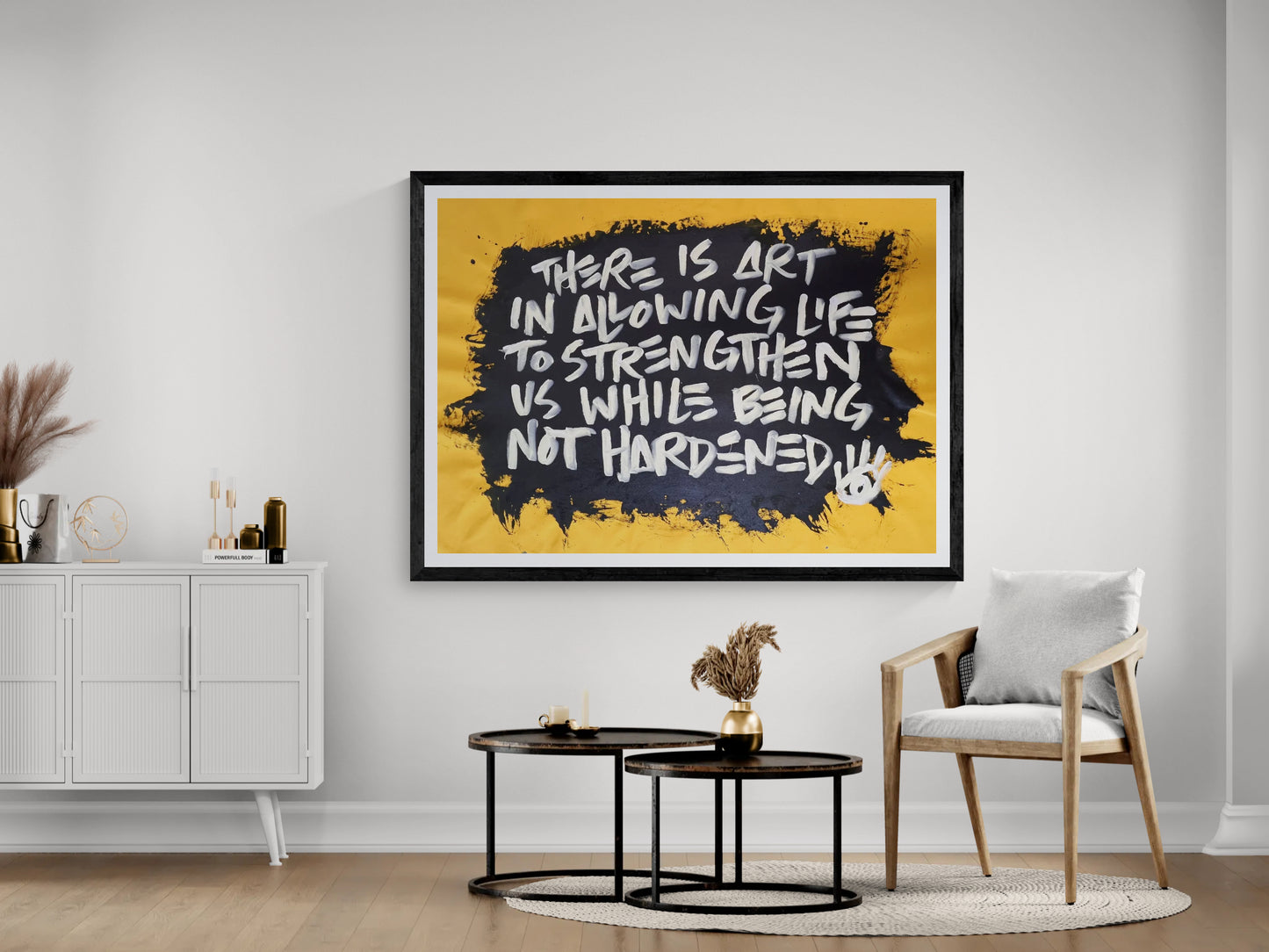 Strengthened Not Hardened / Black & Yellow Mantra / August 2026