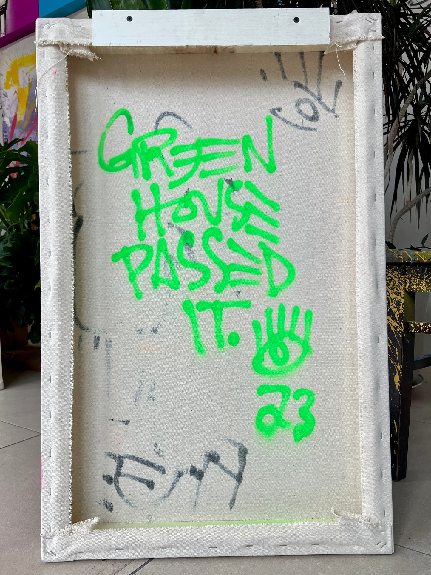 Green house passed it / cave elephant collage / July 2023