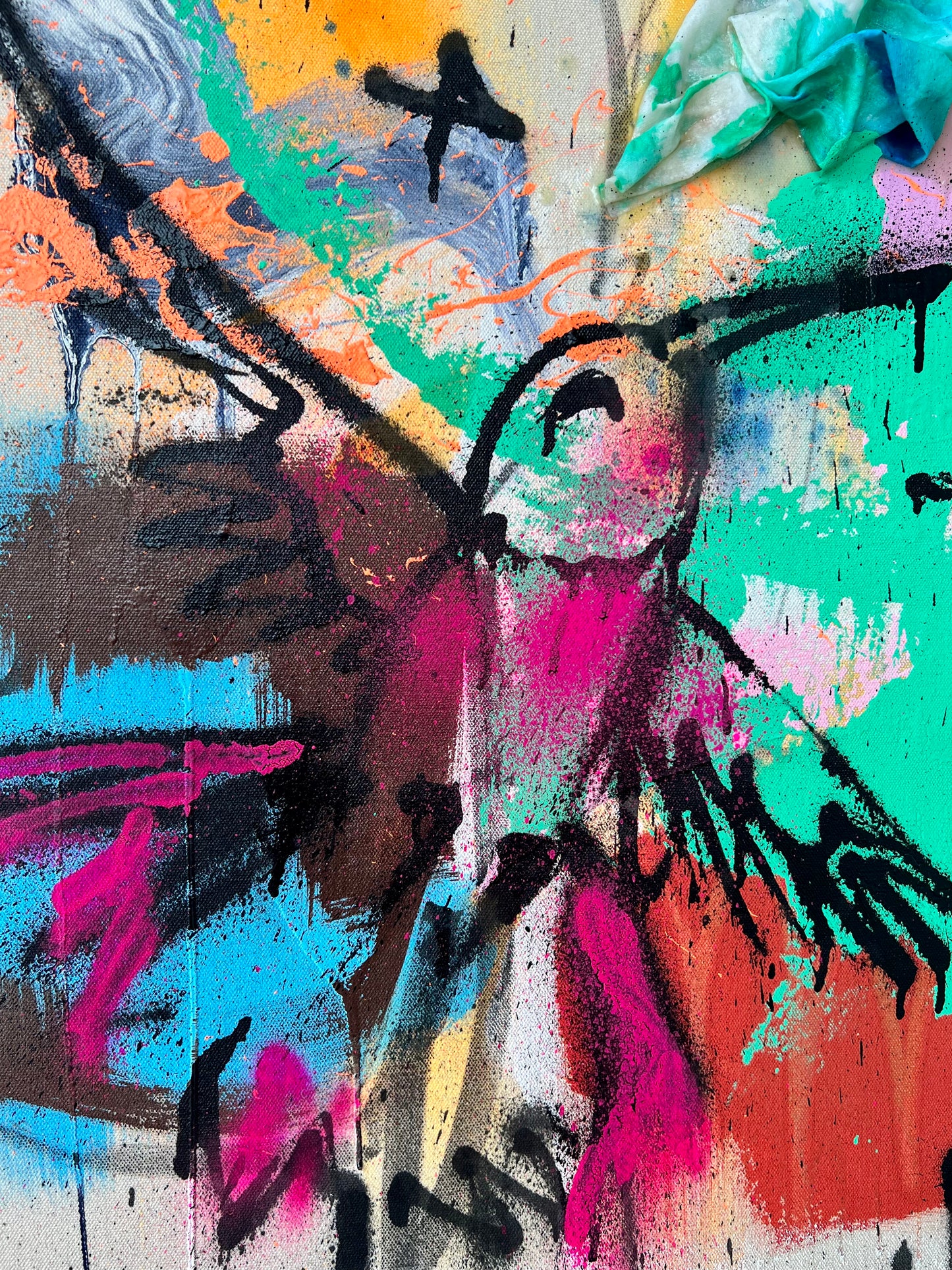 Nectar Mind / hummingbird collage / July 2023
