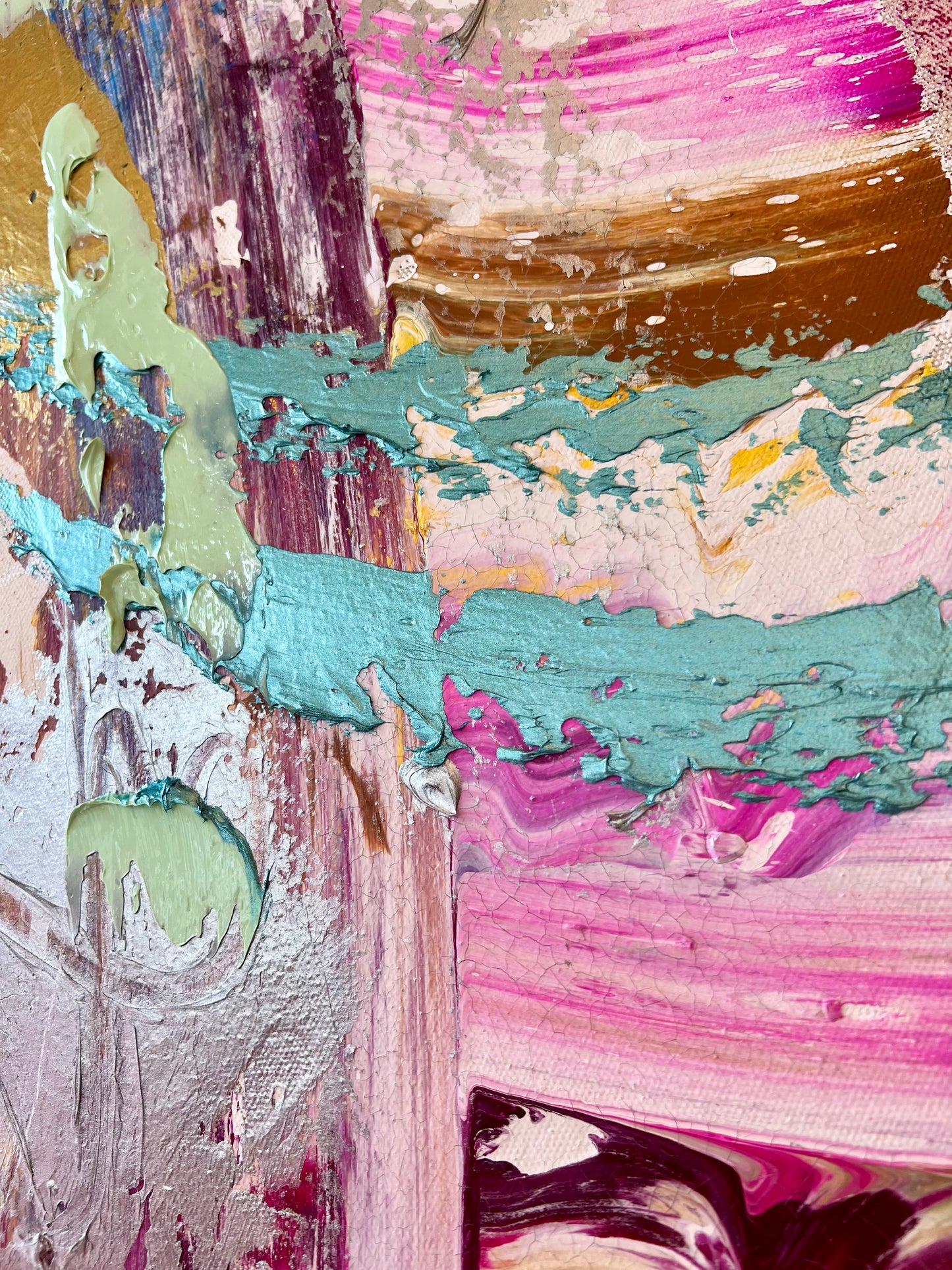 Pastel Swirl / metallic abstract no. 3 / July 2023