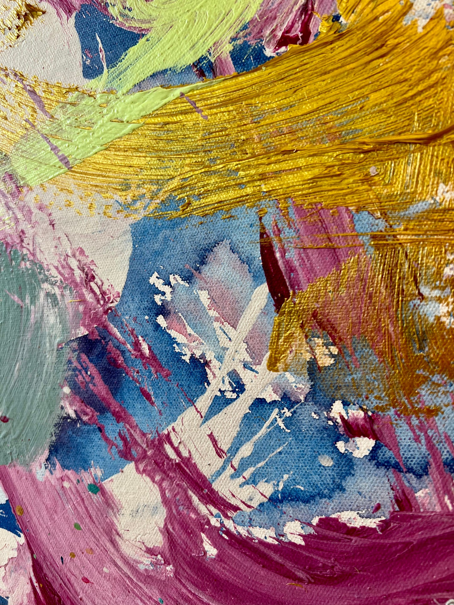 Pastel Swirl / metallic abstract no. 2 / July 2023