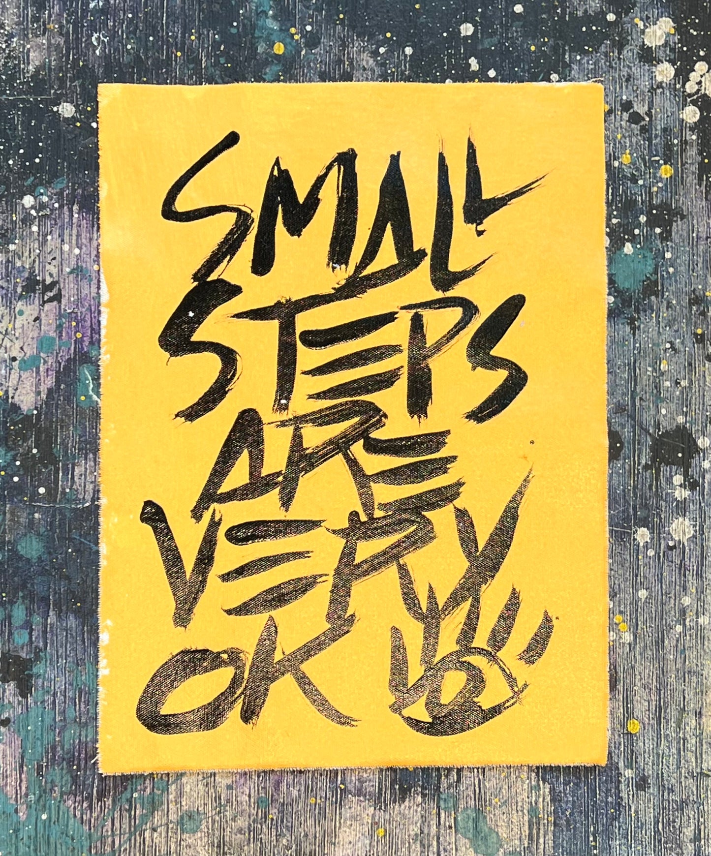 Small steps / sand mantra / August 2023