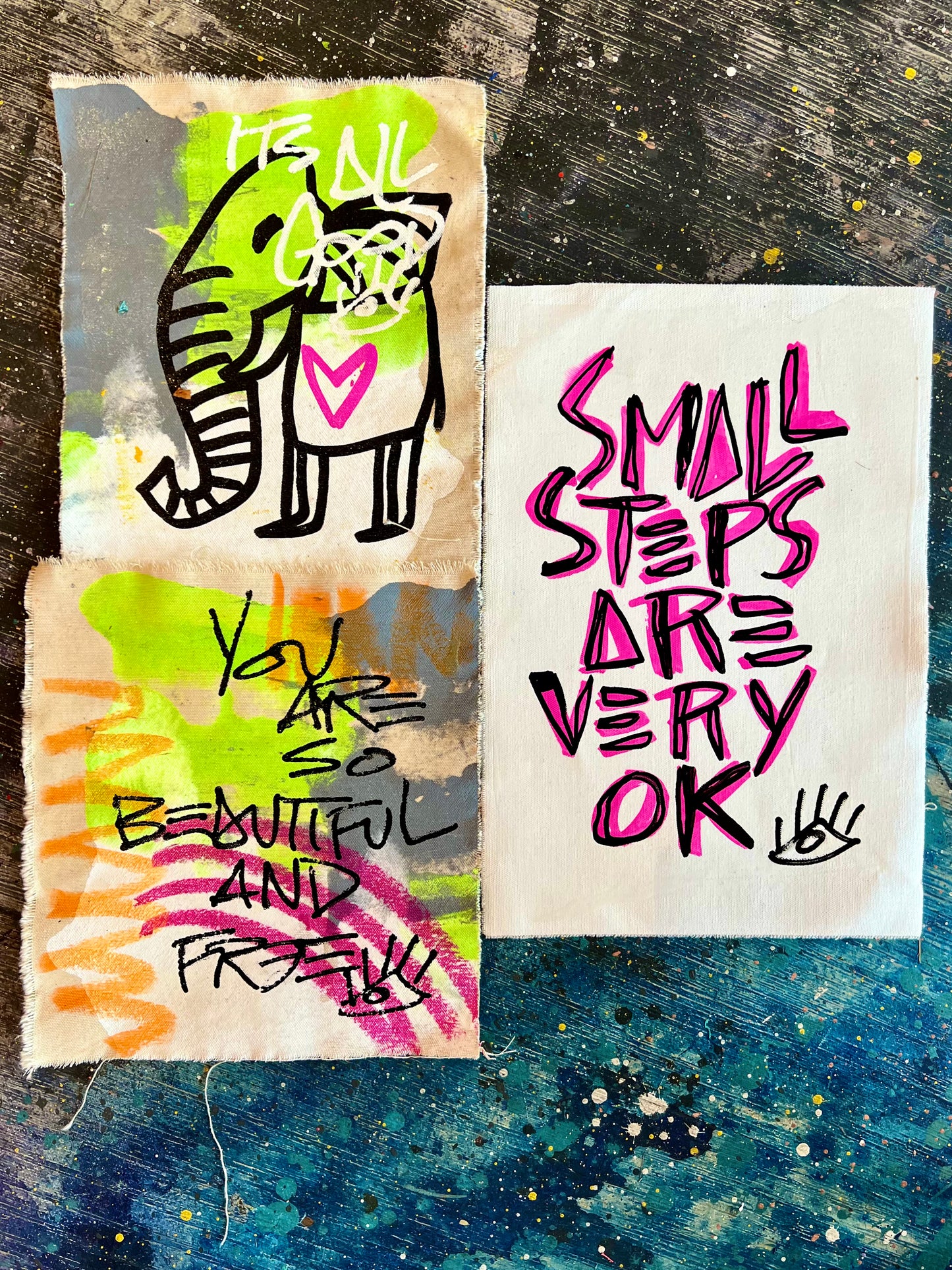 Small Steps Collection / mantras+cave elephant / July 2023