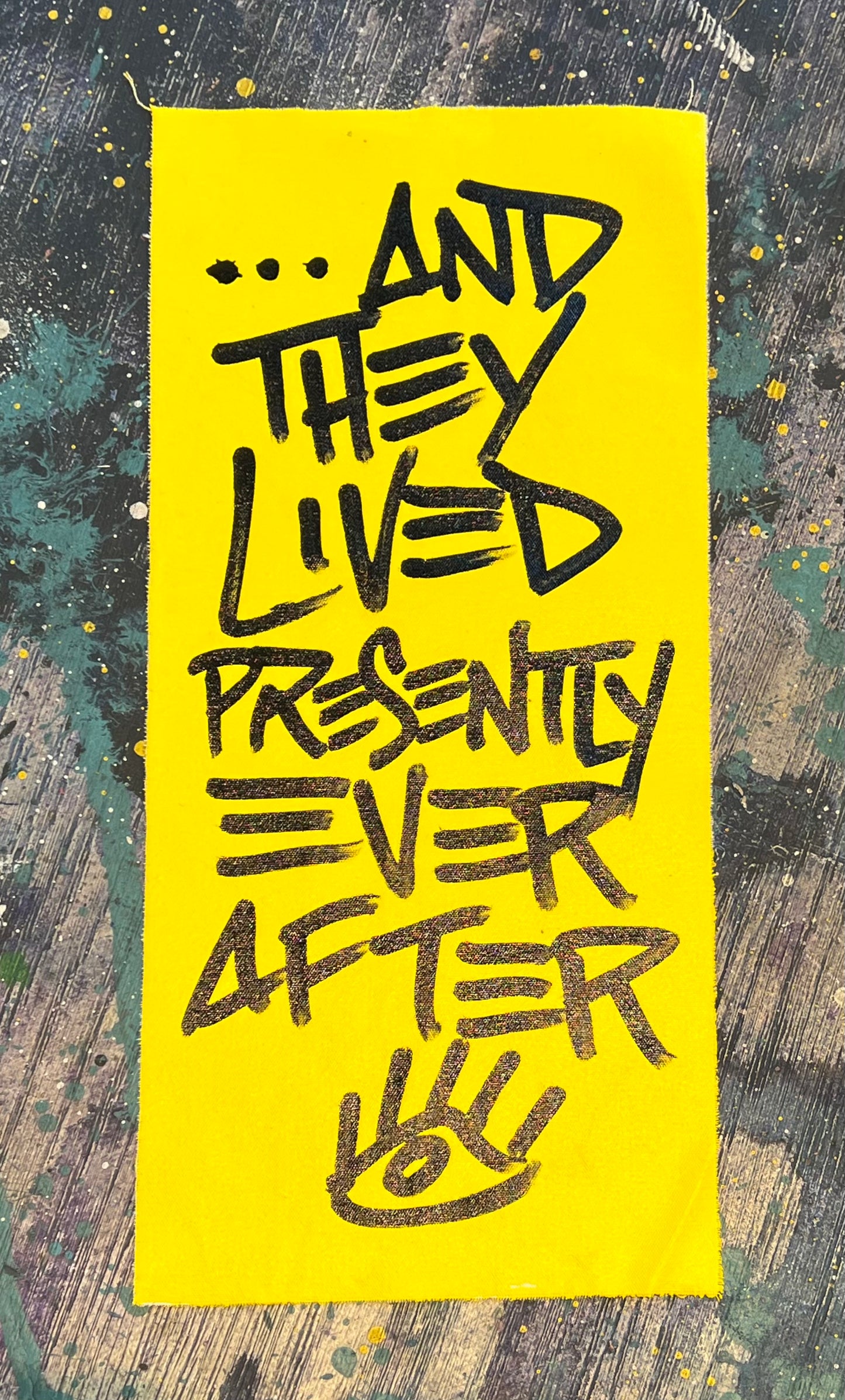 Presently ever after / black+yellow mantra / August 2023