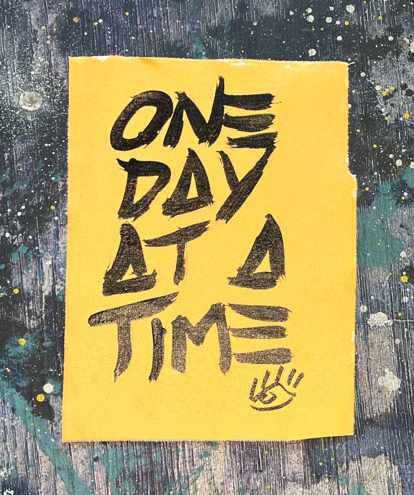 One day at a time / sand mantra / August 2023
