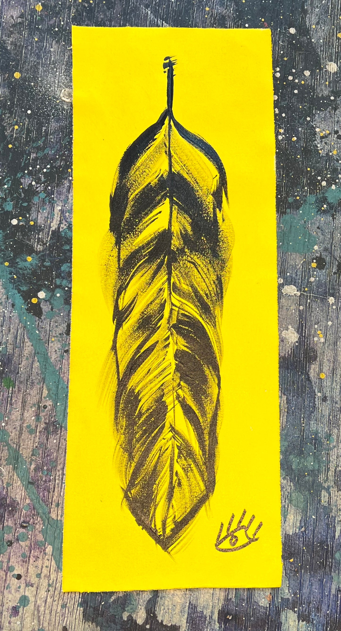 Black+Gold / feather no. 5 / August 2023