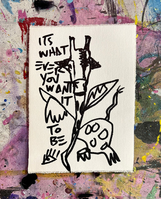 It’s what ever you want it to be / Black & white pocket art / August 2023