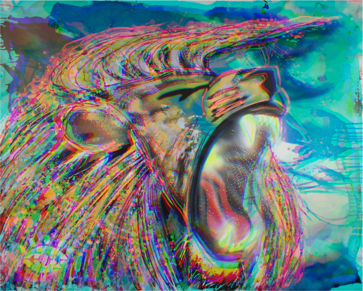 PRINT: Chromatic Proud Lion
