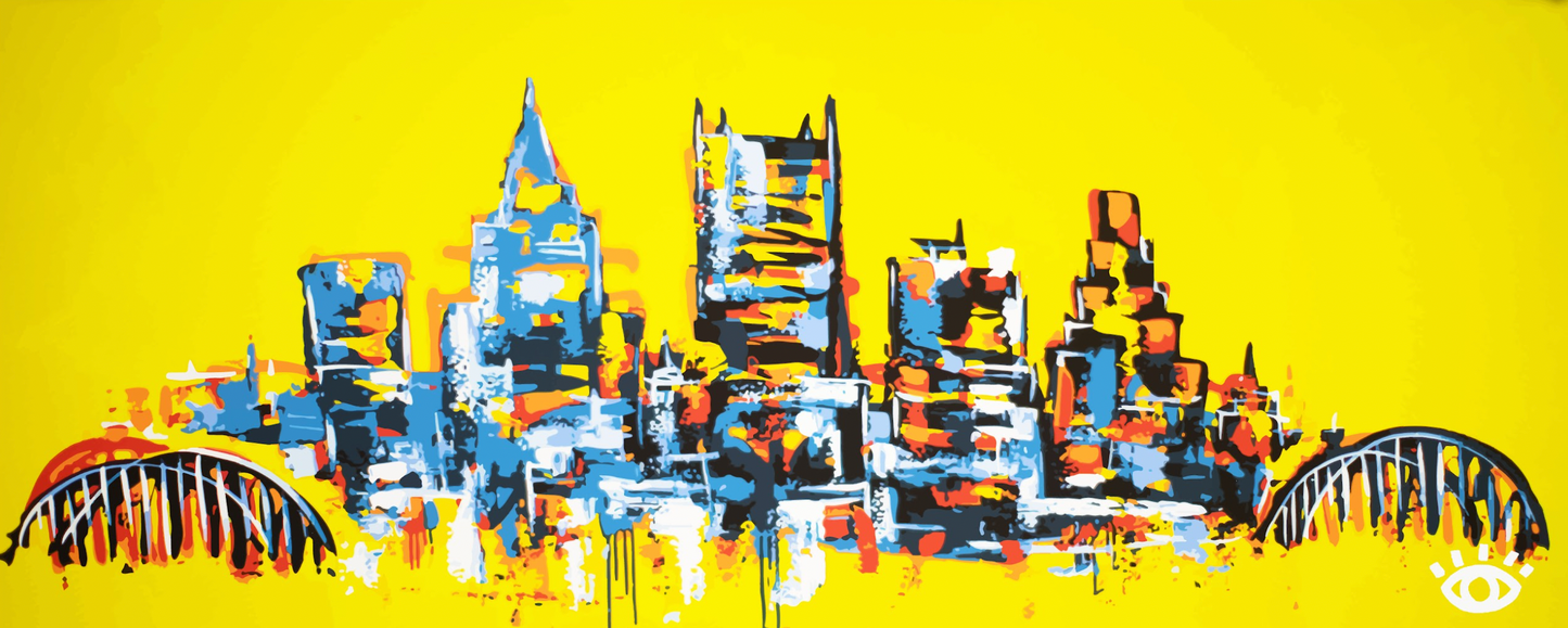 PRINT: Color block Skyline