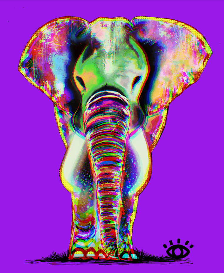 PRINT: Cosmic Elephant