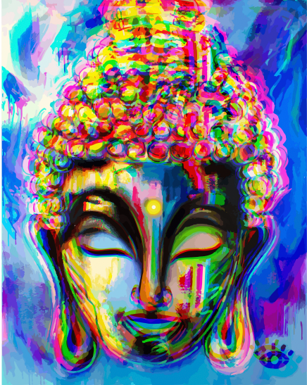 PRINT: Cosmic Buddha