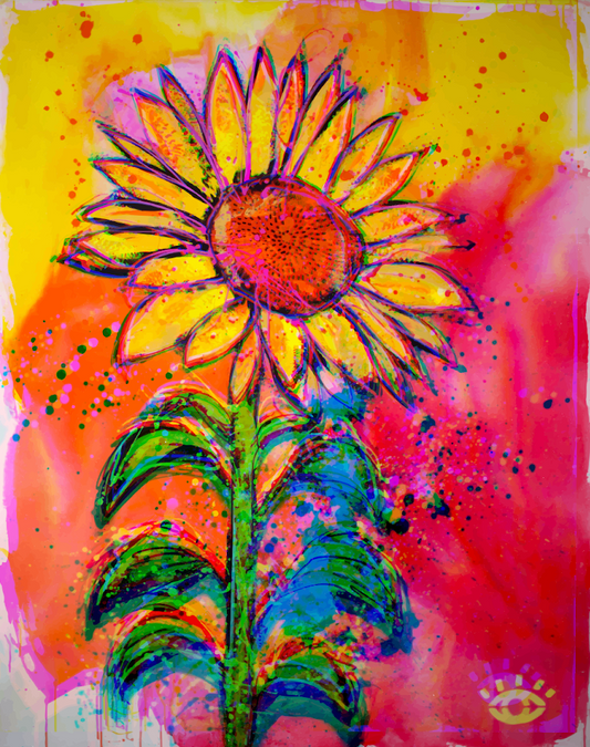 PRINT: Chromatic Sunflower