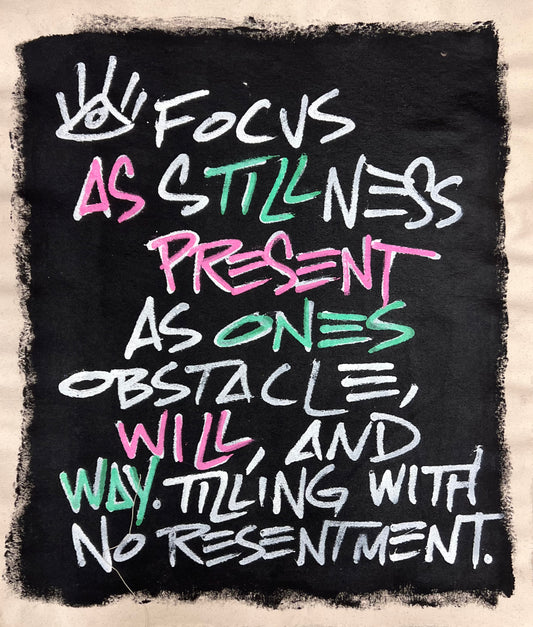 Focus as Stillness / Mantra / January 2023